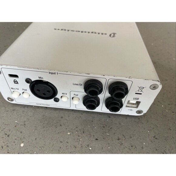 Digidesign Mbox2 Mini USB Audio/MIDI Interface Digital HDD Recording untested - Picture 6 of 9